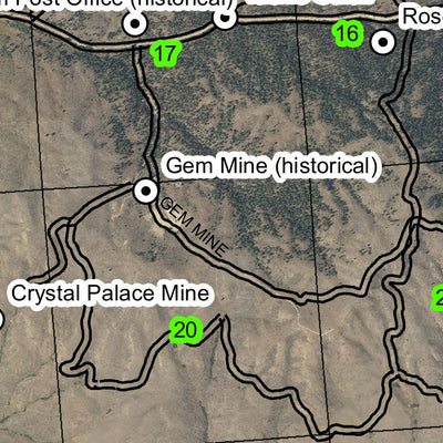 Sparta Butte T8S R44E Township Map Preview 2