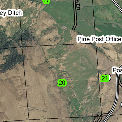 Halfway T8S R46E Township Map Preview 2