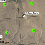 Brownlee Reservoir T8S R47E Township Map Preview 2