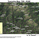 Goodrich Lake T9S R38E Township Map Preview 1