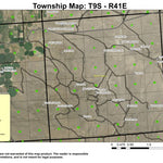 Oregon Trail Monument T9S R41E Township Map Preview 1