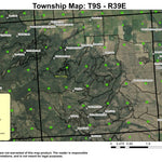 Pocahontas T9S R39E Township Map Preview 1