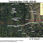 Fopian Creek T15N R35.5E Township Map Preview 1