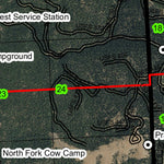 Fopian Creek T15N R35.5E Township Map Preview 2