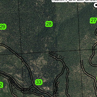Fopian Creek T15N R35.5E Township Map Preview 3