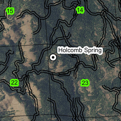Torchlight Gulch T7S R44E Township Map Preview 2