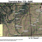 Oxbow T7S R48E Township Map Preview 1