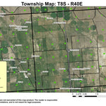 Missouri Flat T8S R40E Township Map Preview 1
