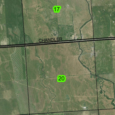 Missouri Flat T8S R40E Township Map Preview 2