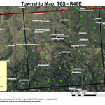 Fish Lake T6S R46E Township Map Preview 1