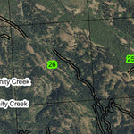 Fish Lake T6S R46E Township Map Preview 3