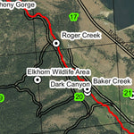 Pilcher Creek Reservoir T6S R38E Township Map Preview 2