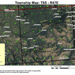 Lake Fork T6S R47E Township Map Preview 1