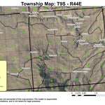 Timber Canyon T9S R44E Township Map Preview 1