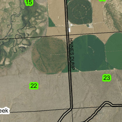 Haines T7S R39E Township Map Preview 2
