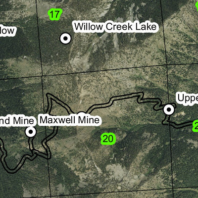 Hunt Mountain T8S R38E Township Map Preview 2