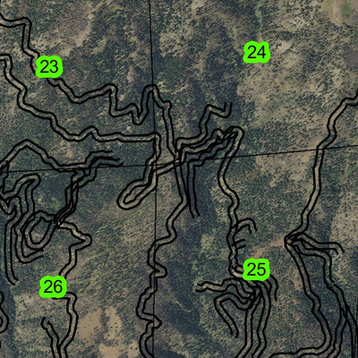 Two Color Creek T6S R43E Township Map Preview 3