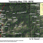 Twin Mountain T7S R37E Township Map Preview 1