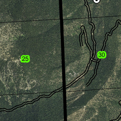 Twin Mountain T7S R37E Township Map Preview 3