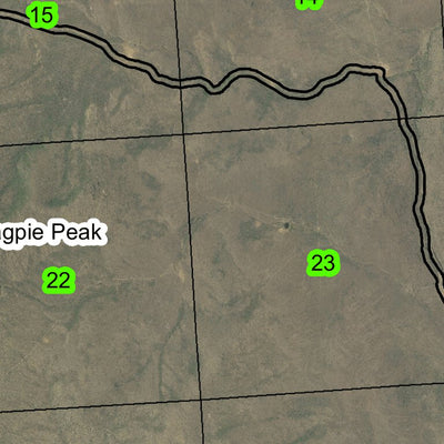 Baker Valley T7S R40E Township Map Preview 2