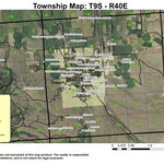 Baker City T9S R40E Township Map Preview 1