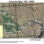 Powder River T9S R46E Township Map Preview 1