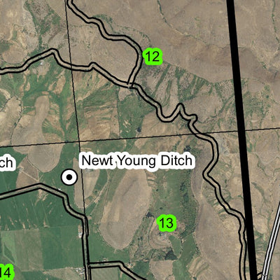 Powder River T9S R46E Township Map Preview 3