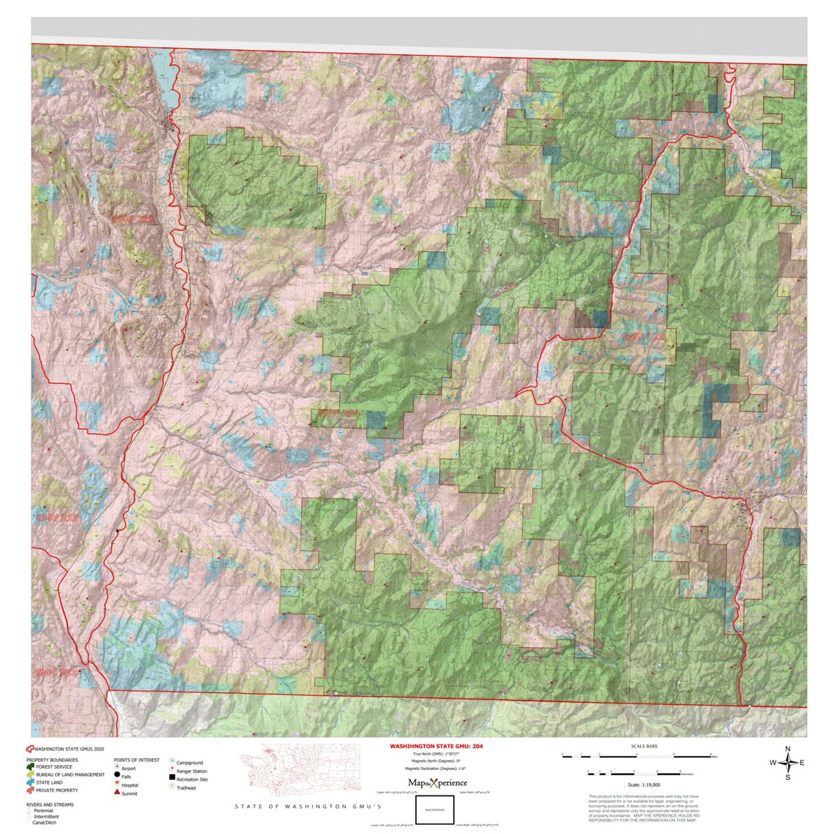 Washington Gmu 204 Hunt Washington Map By Map The Xperience Avenza Maps