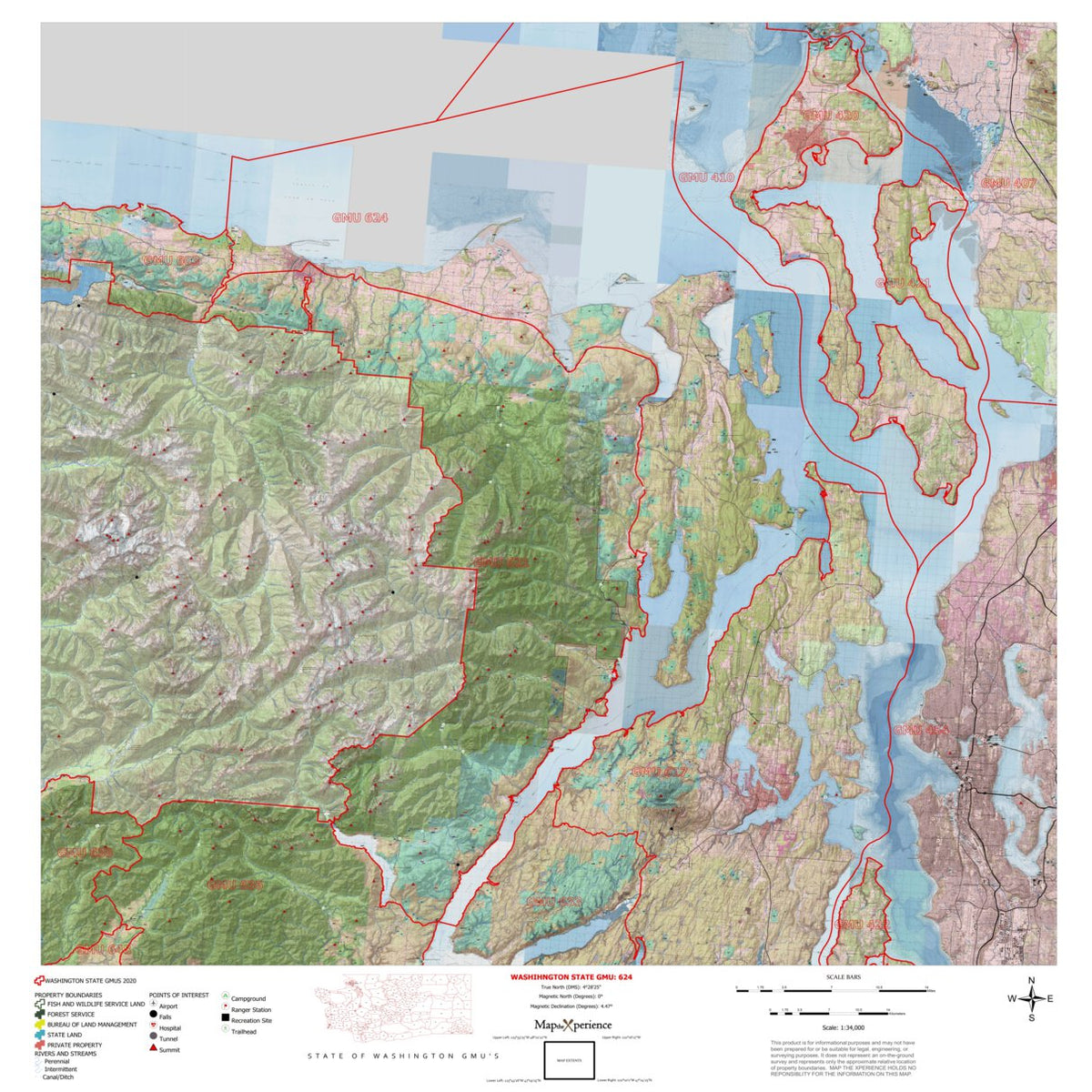 Washington Gmu 624 Hunt Washington Map By Map The Xperience Avenza Maps