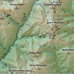 San Juan National Forest SJNF Trail Map, Cortez, Dolores, Rico, Mancos Colorado Preview 3