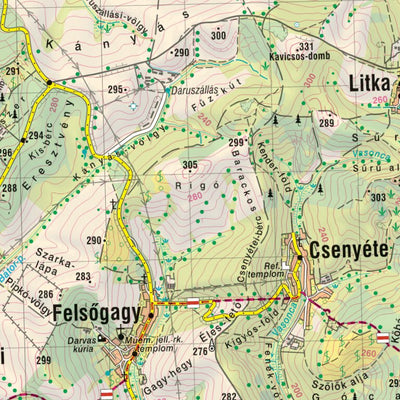 CSEREHÁT turistatérkép / tourist map Preview 2