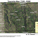 Waller Reservoir T10S R26E Township Map Preview 1