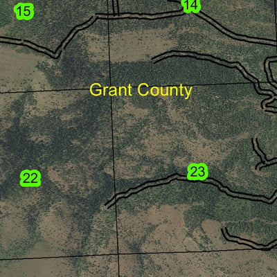 Round Basin T10S R29E Township Map Preview 2