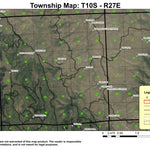 China Peak T10S R27E Township Map Preview 1