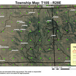 Hamilton Mountain T10S R28E Township Map Preview 1