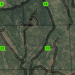 Hamilton Mountain T10S R28E Township Map Preview 2
