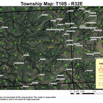 Kahler Butte T10S R32E Township Map Preview 1