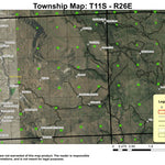 Middle Mountain T11S R26E Township Map Preview 1