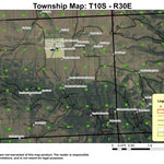 Long Creek T10S R30E Township Map Preview 1