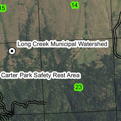 Long Creek T10S R30E Township Map Preview 2
