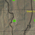 John Day Fossil Beds T12S R26E Township Map Preview 2
