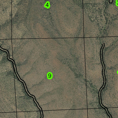 John Day Fossil Beds T12S R26E Township Map Preview 3