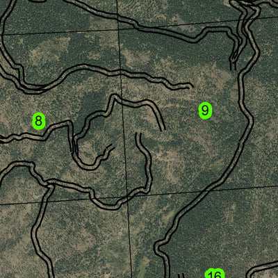 Austin Junction T11S R35E Township Map Preview 3