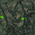 Jonas Mountain T11S R32E Township Map Preview 2