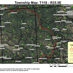 Crawford Meadow T11S R35.5E Township Map Preview 1