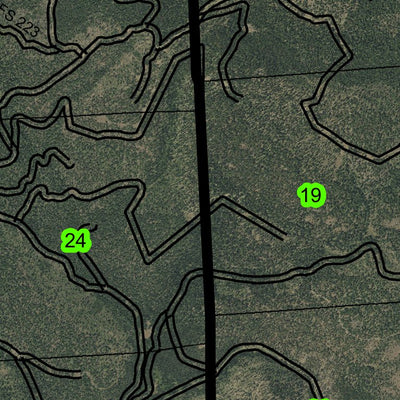 Crawford Meadow T11S R35.5E Township Map Preview 2