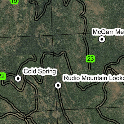 Rudio Mountain T11S R27E Township Map Preview 2