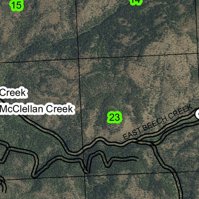 Mountain Rest T12S R31E Township Map Preview 2