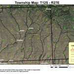 Pine Hollow T12S R27E Township Map Preview 1