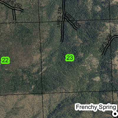 Big Baldy T16S R27E Township Map Preview 2